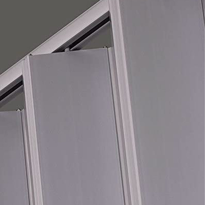 LTL Home Products Spectrum Elite Vinyl Accordion Door, Silver (Used)