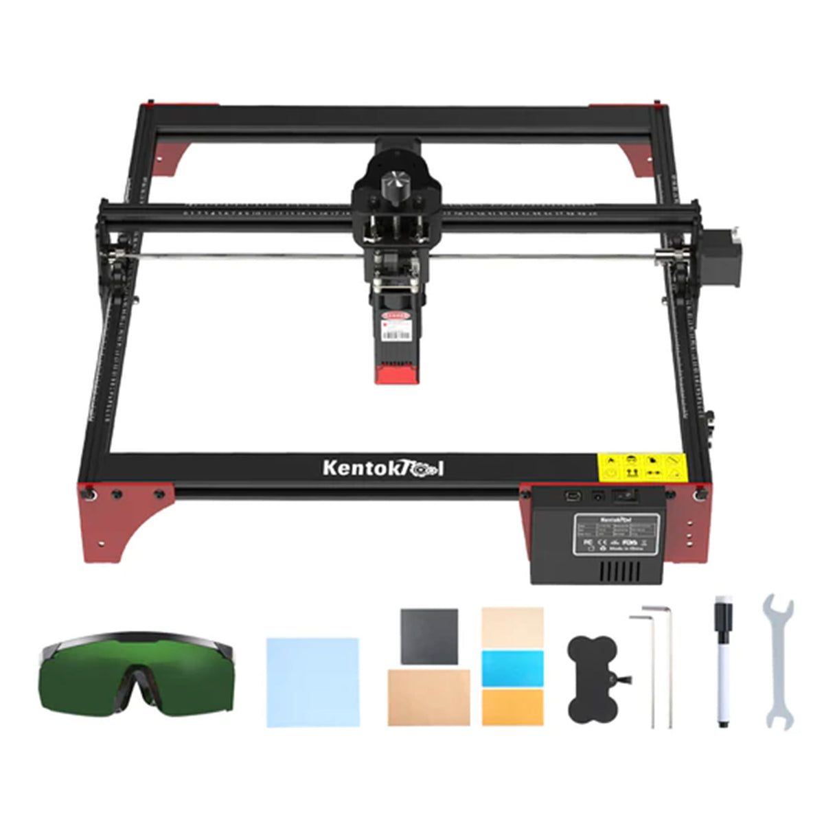 KentokTool LE400 Pro Accuracy Higher Laser Engraver for Engraving Wood and Metal