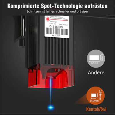 KentokTool LE400 Pro Accuracy Higher Laser Engraver for Engraving Wood and Metal