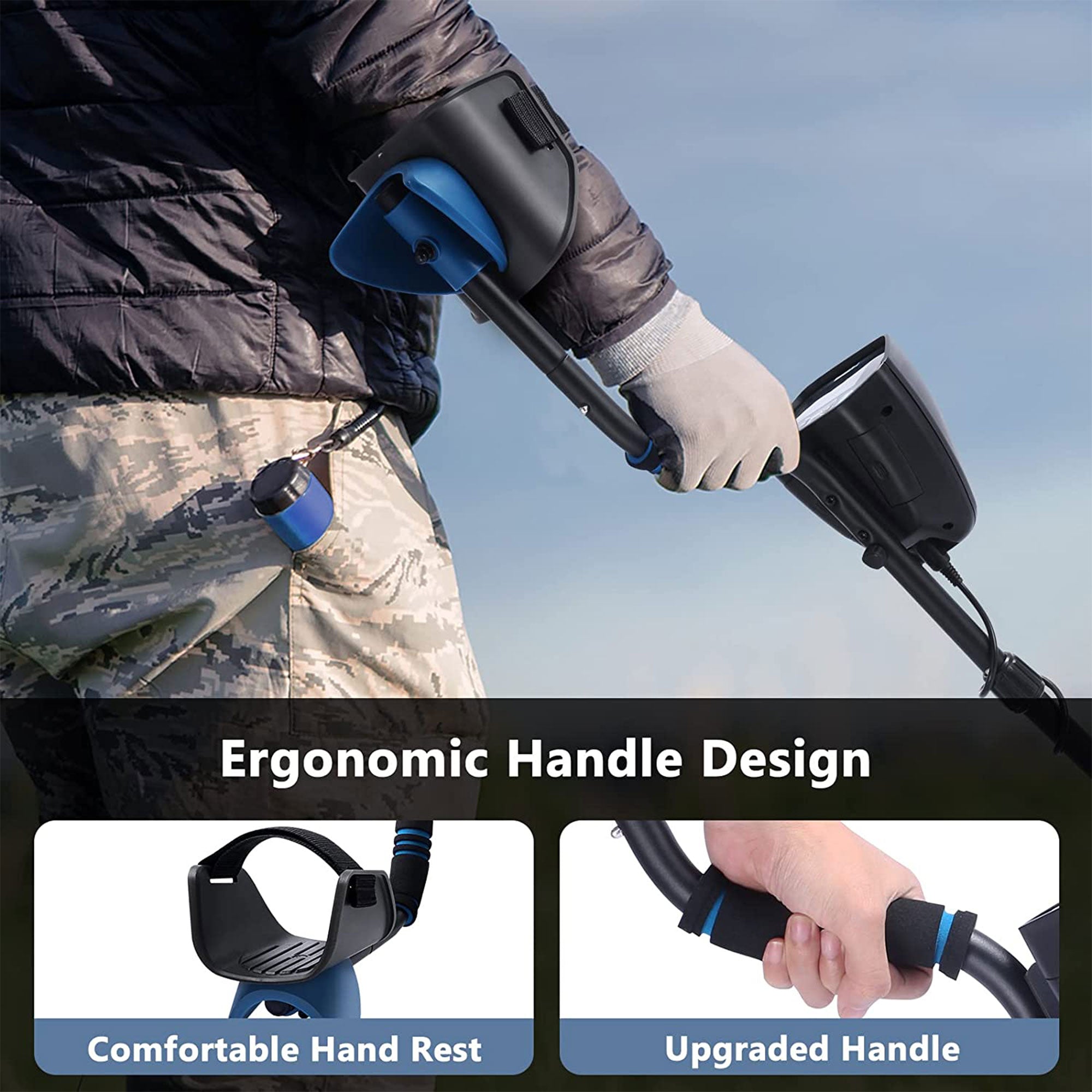 KentokTool Metal Detector w/ 3 Operating Modes, Waterproof Coil, & LCD (Used) - VMInnovations