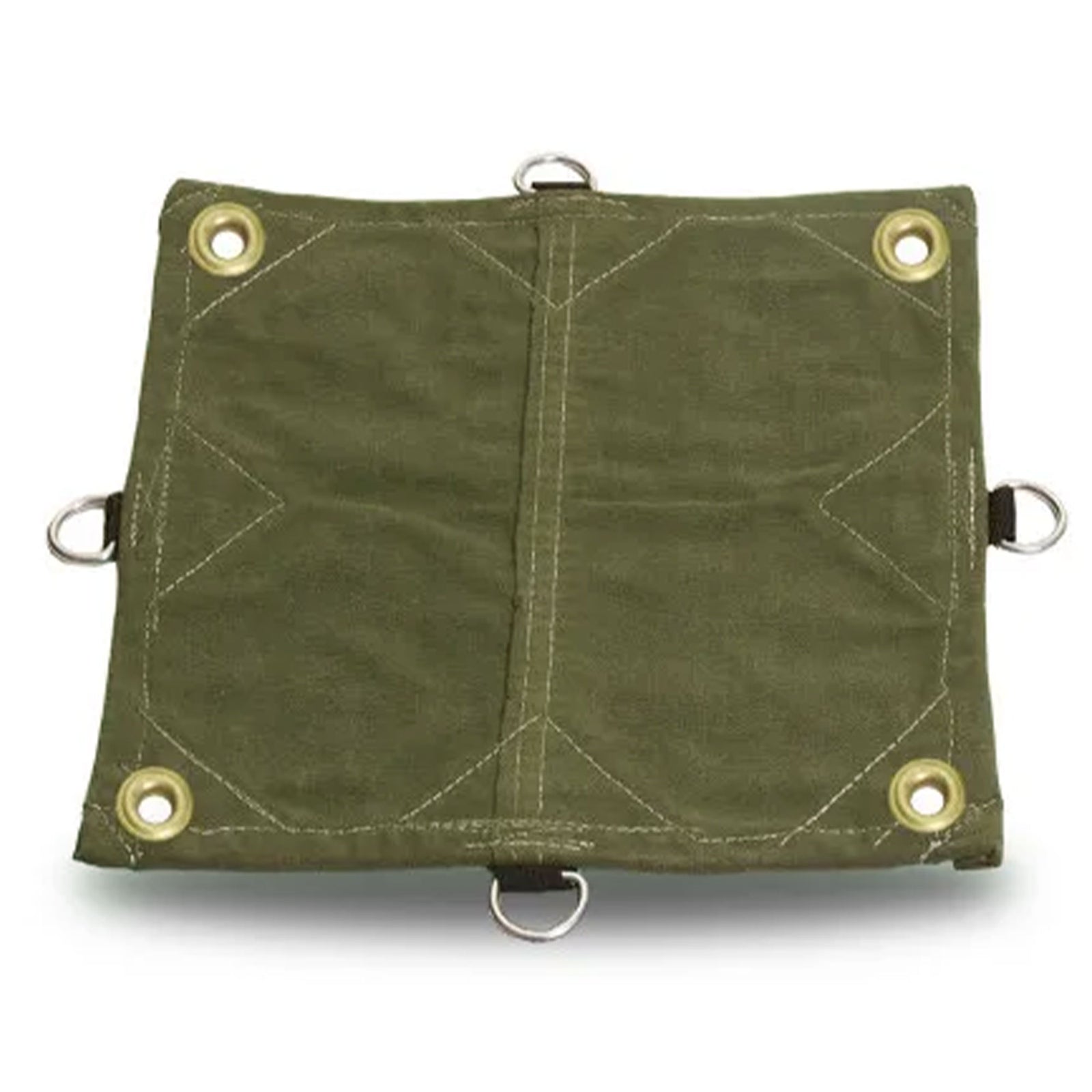 Tarp Nation 12 x 16 Foot Heavy Duty Canvas Tarp with D Rings and Corner Grommets - VMInnovations