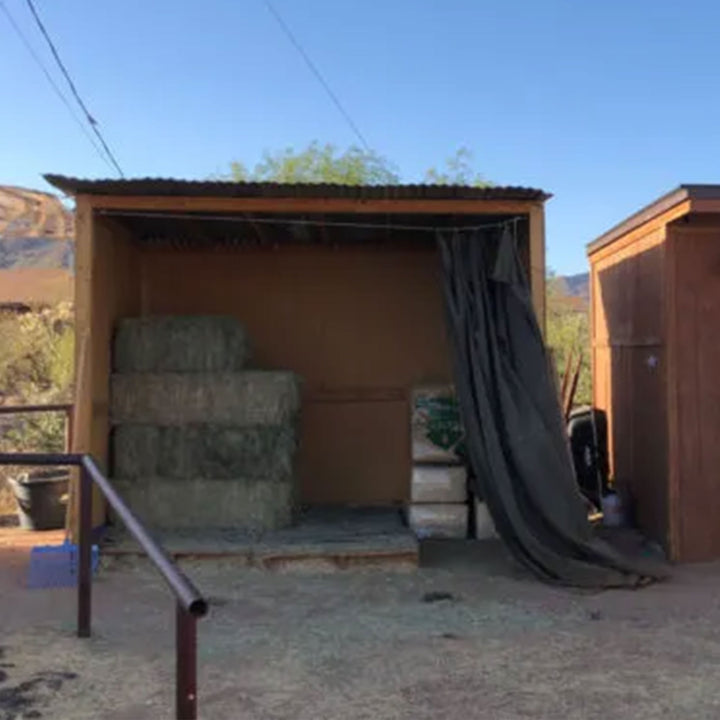 Tarp Nation 12'x16' Heavy Duty Canvas Tarp w/D Rings & Corner Grommets(Open Box) - VMInnovations