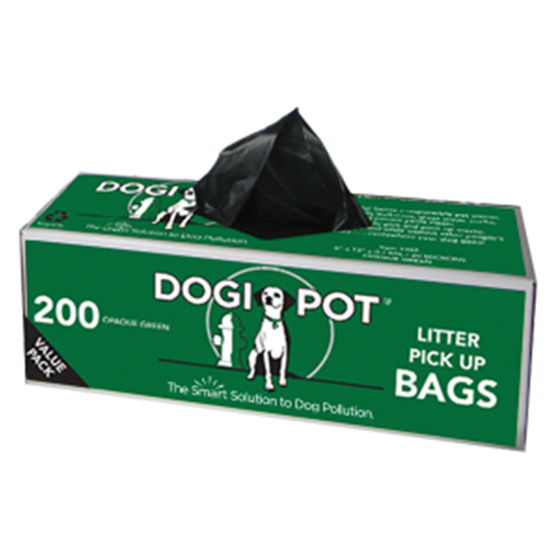 Dogipot 1402-30 200 Count Smart Litter Pick Up Pet Waste Bag Rolls, Case of 30
