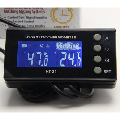 MistKing HT-24 Hygrostat/Thermometer Humidity Meter & Probe for MistKing Systems