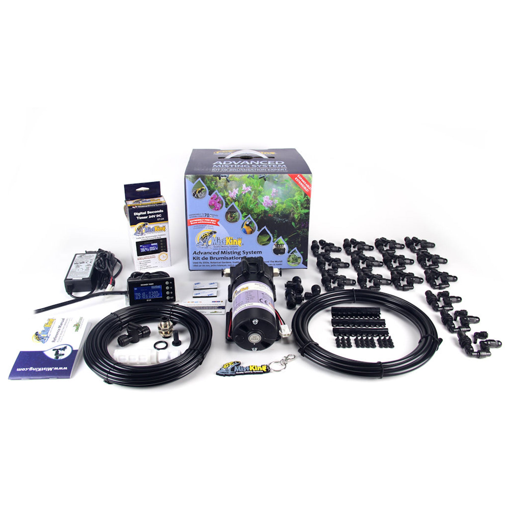 MistKing MKAMS5-125-300 5th Generation Advanced Misting System for Patio Cooling