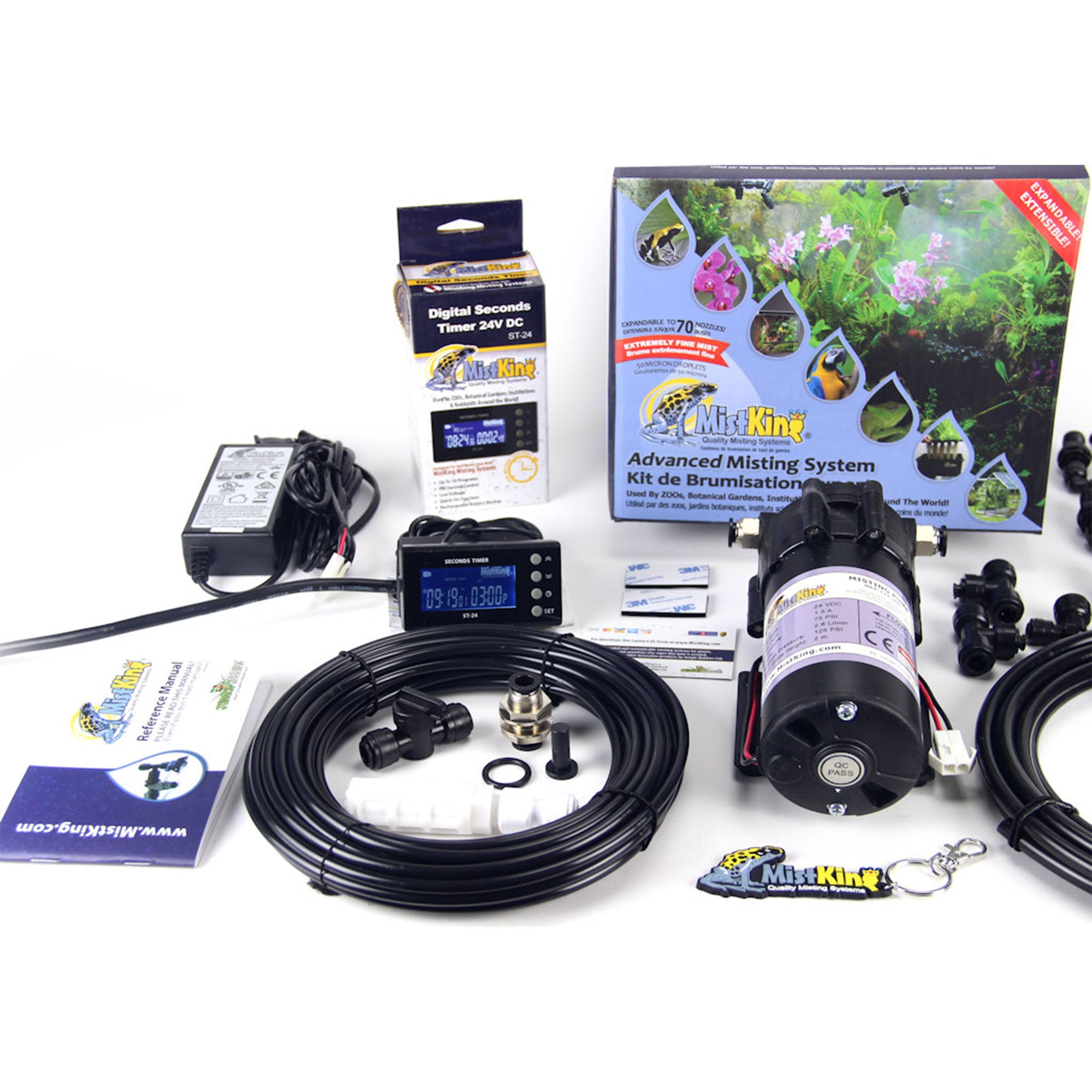 MistKing MKAMS5-125-300 5th Generation Advanced Misting System for Patio Cooling
