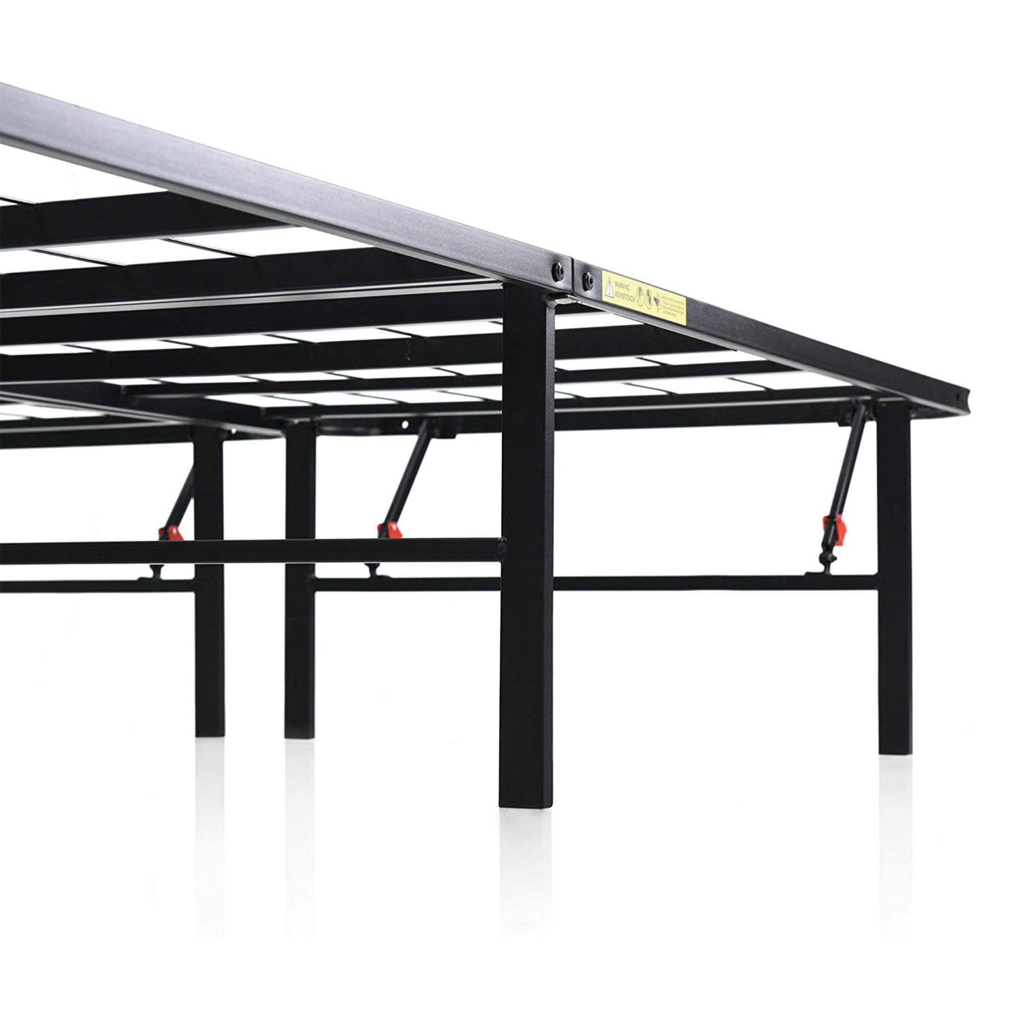 Classic Brands Hercules Heavy Duty Metal 14 Inch Twin Platform Bed Frame, Black