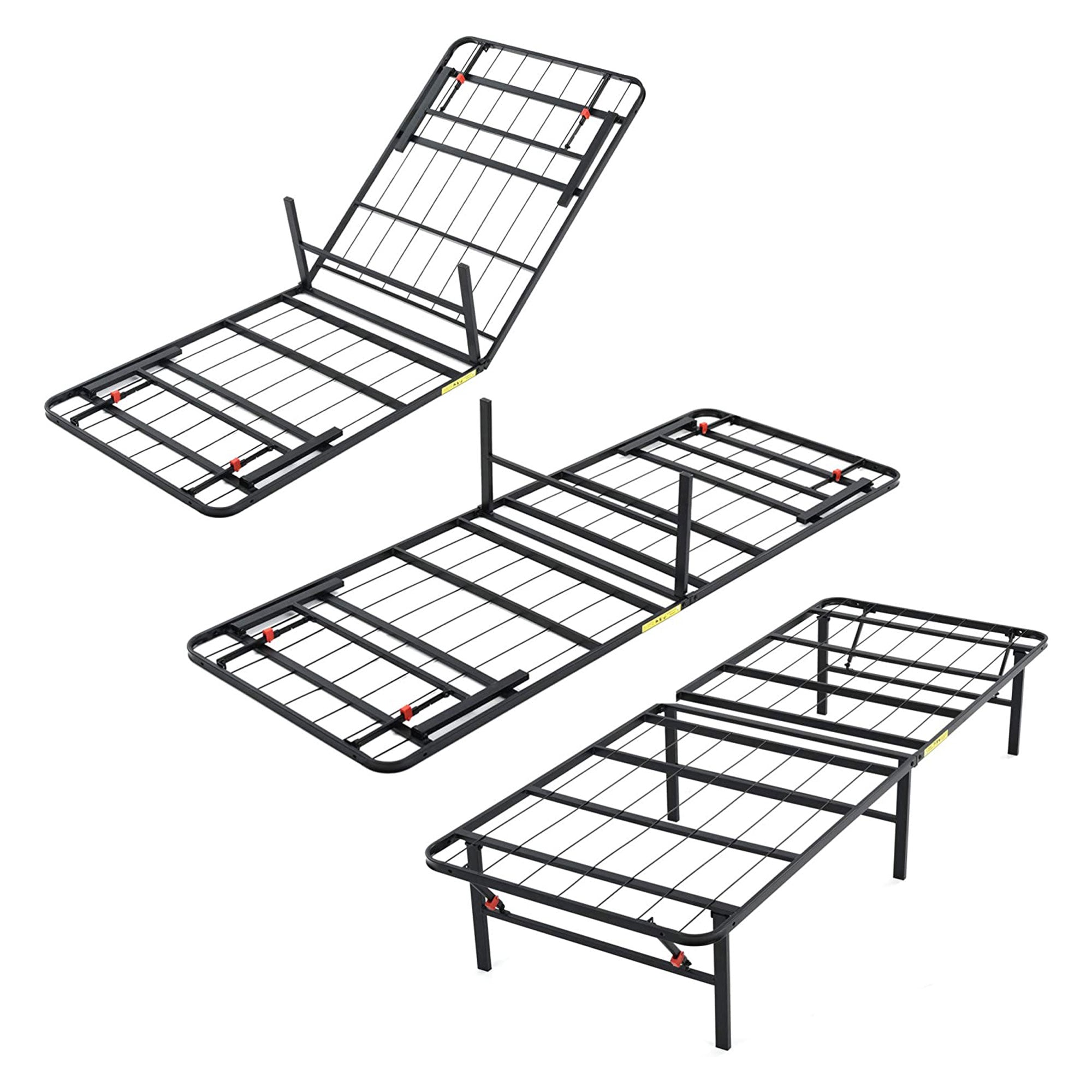 Classic Brands Hercules Heavy Duty Metal 14 Inch Twin Platform Bed Frame, Black