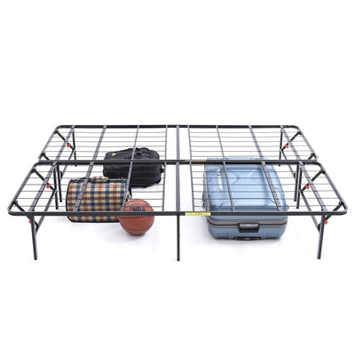 Classic Brands Hercules Heavy Duty Metal 14 Inch Twin Platform Bed Frame, Black