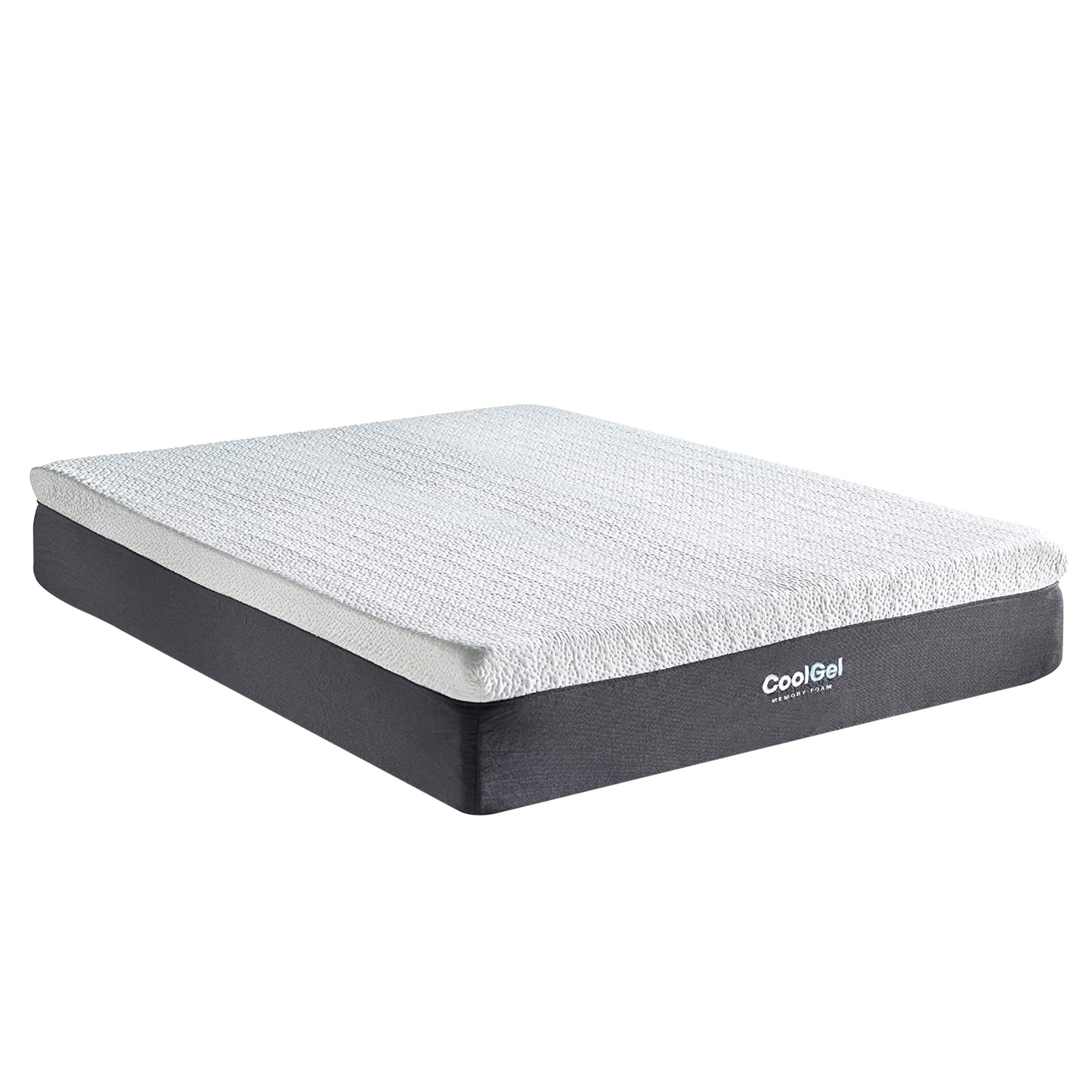 Classic Brands 12 Inch Tall Cool Gel Memory Foam Medium Firm Mattress, King