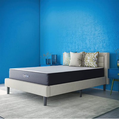 Classic Brands 10 Inch Tall Cool Gel Memory Foam Medium Firm Mattress, Twin XL