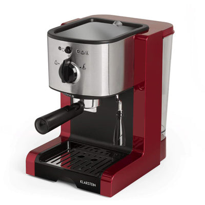 KLARSTEIN Passionata 6 Cup Espresso, Cappuccino and Steam Frother Machine (Used)