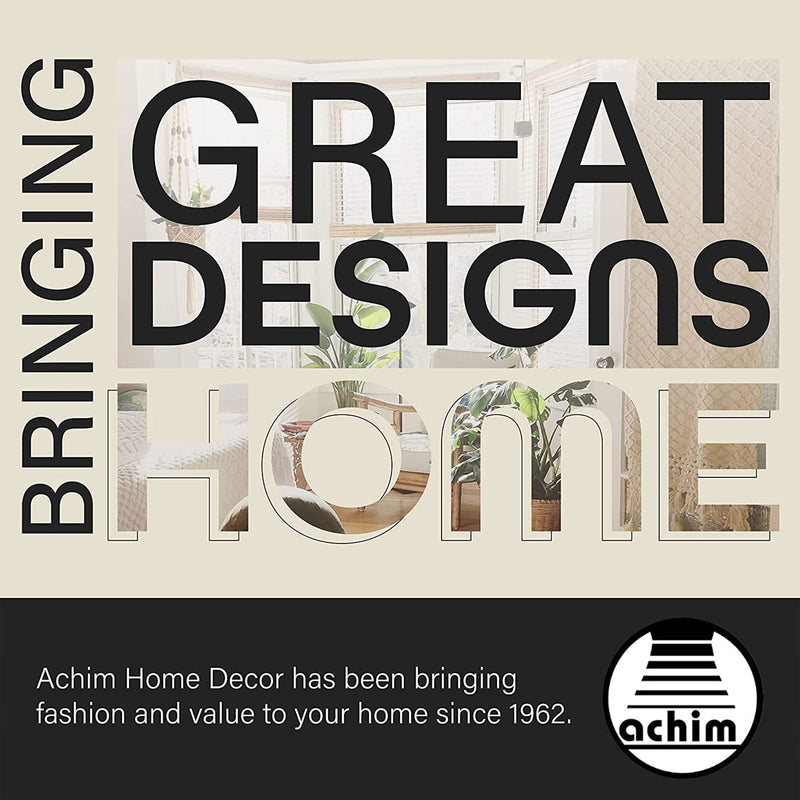 Achim Home Furnishings GII Deluxe Sundown 1In Room Darkening Mini Blinds, Black