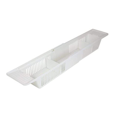 KidCo S372 Plastic Bath Tub Storage Basket and Toy Organizer for Babies, White