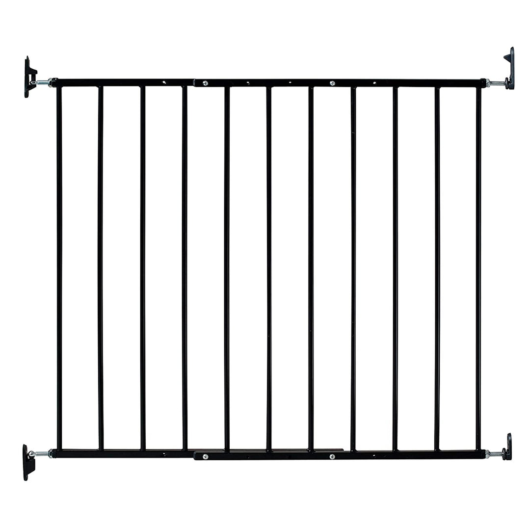 KidCo G2001 Safeway Top of Stairs Quick Release Baby Gate, 42.5 x 30.5 In, Black