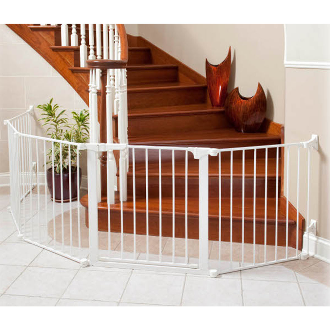 KidCo Custom Fit Auto Closing ConfigureGate Baby Gate with 30 Inch Door, White