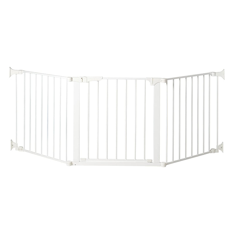 KidCo Custom Fit Auto Closing ConfigureGate Baby Gate with 30 Inch Door, White