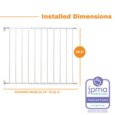 Safeway Top of Stairs Quick Release Baby Gate, 42.5x30.5 In,  (Open Box)