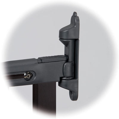 Angle Mount Safeway Stair Top Quick Release Bamboo Baby Pet Gate, Gray (Used) - VMInnovations