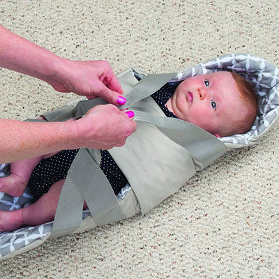 KidCo TR5101 SwingPod Travel Newborn Baby Nursery Swaddle Swing Blanket, Gray - VMInnovations
