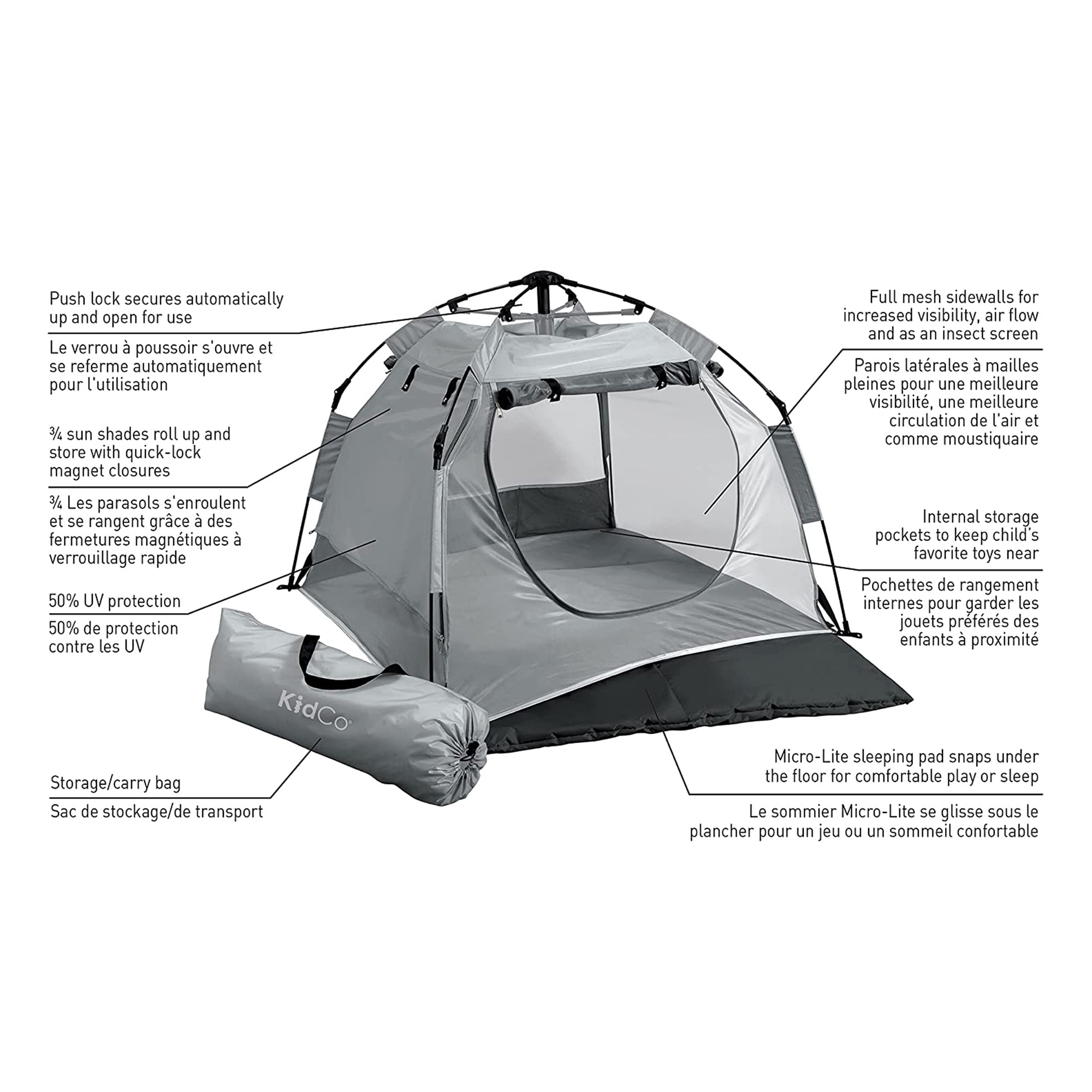 KidCo PeaPod Camp Lightweight Portable Camping Tent Extension (For Parts) - VMInnovations