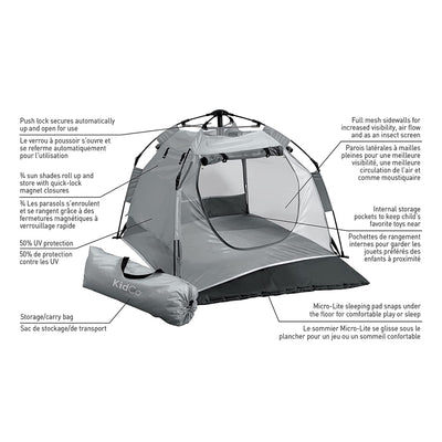 KidCo PeaPod Lightweight Child Portable Travel Bed Camp Tent Extension (Used) - VMInnovations