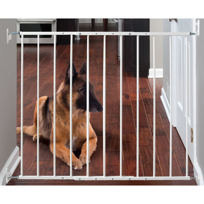 Command Pet Products PG5200 Wall Mounted Gate for Pets, 24.75-42.5 Inches, White - VMInnovations