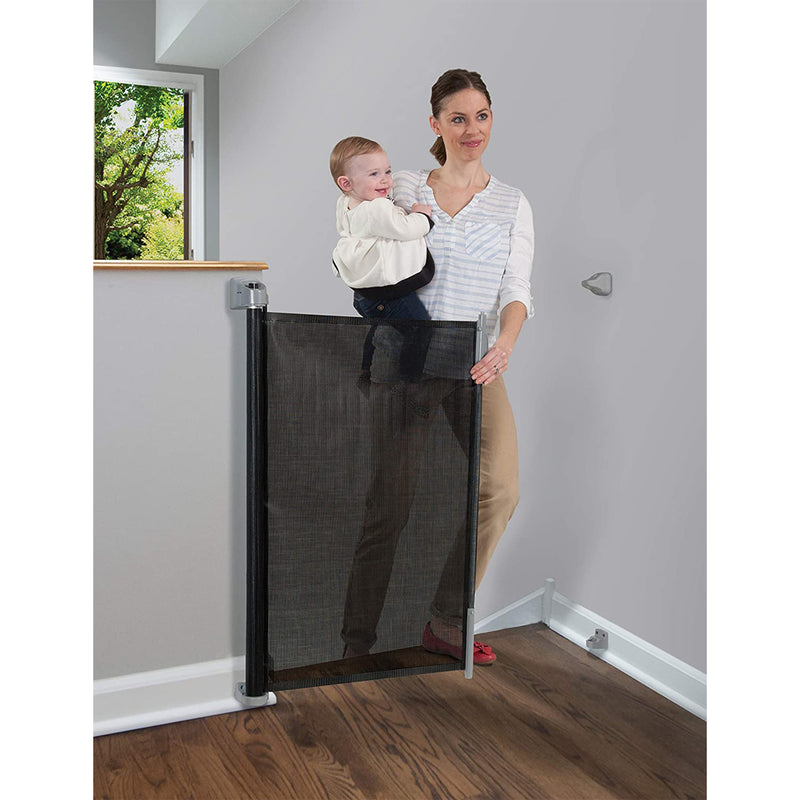 KidCo Retractable Safeway Mesh Quick Release Baby Toddler Safety Gate (Used)