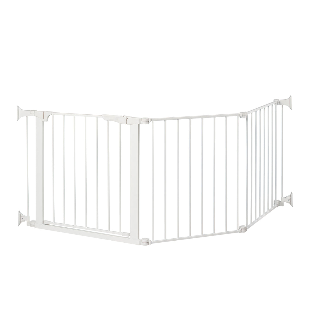 Command Pet Products PG5300 Custom Fit Gate for Pets, 29.5x84 Inches, White - VMInnovations