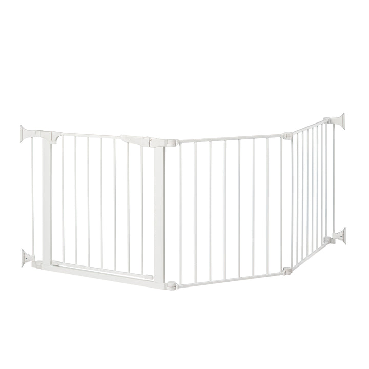 Command Pet Products PG5300 Custom Fit Gate for Pets, 29.5x84 Inches, White - VMInnovations