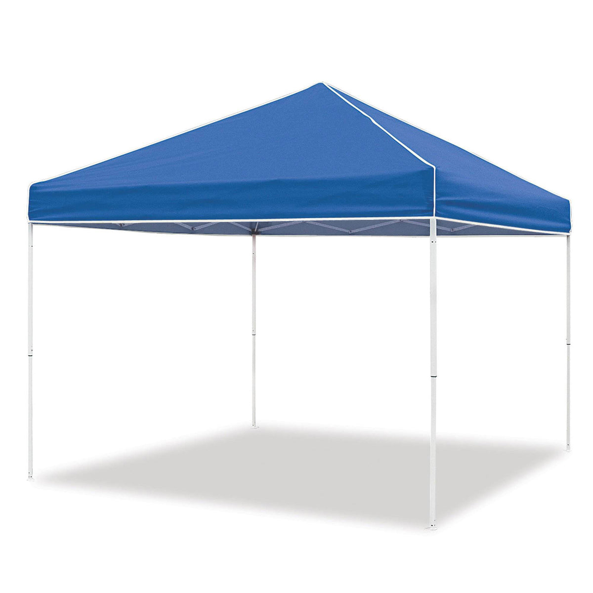 Z-Shade 10x10 Foot Everest Pop Up Shade Canopy Tent w/ Taffeta Attachment, Blue