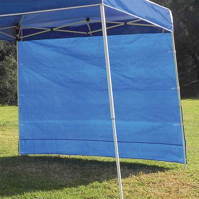 Z-Shade 10x10 Foot Everest Pop Up Shade Canopy Tent w/ Taffeta Attachment, Blue