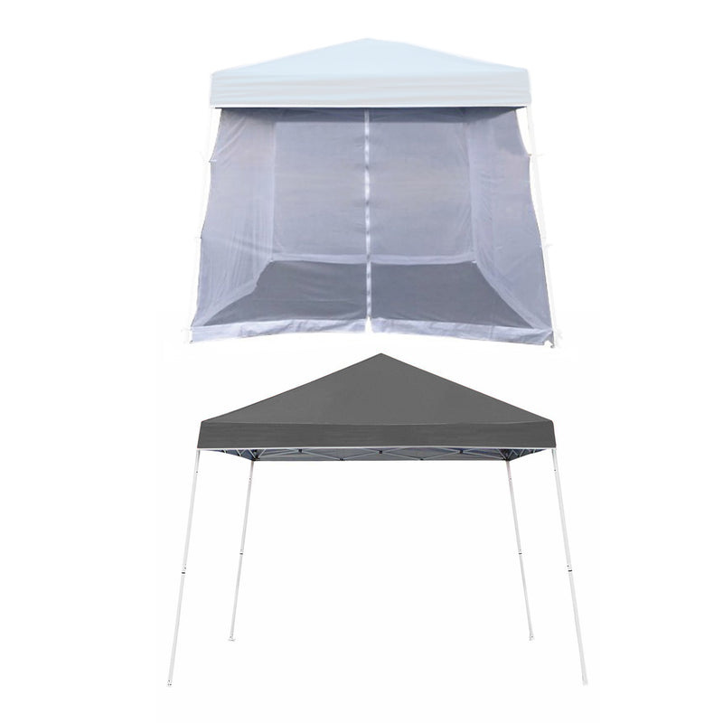Z-Shade 10 Foot Horizon Screen Shelter Attachment w/ Instant Shade Canopy Tent