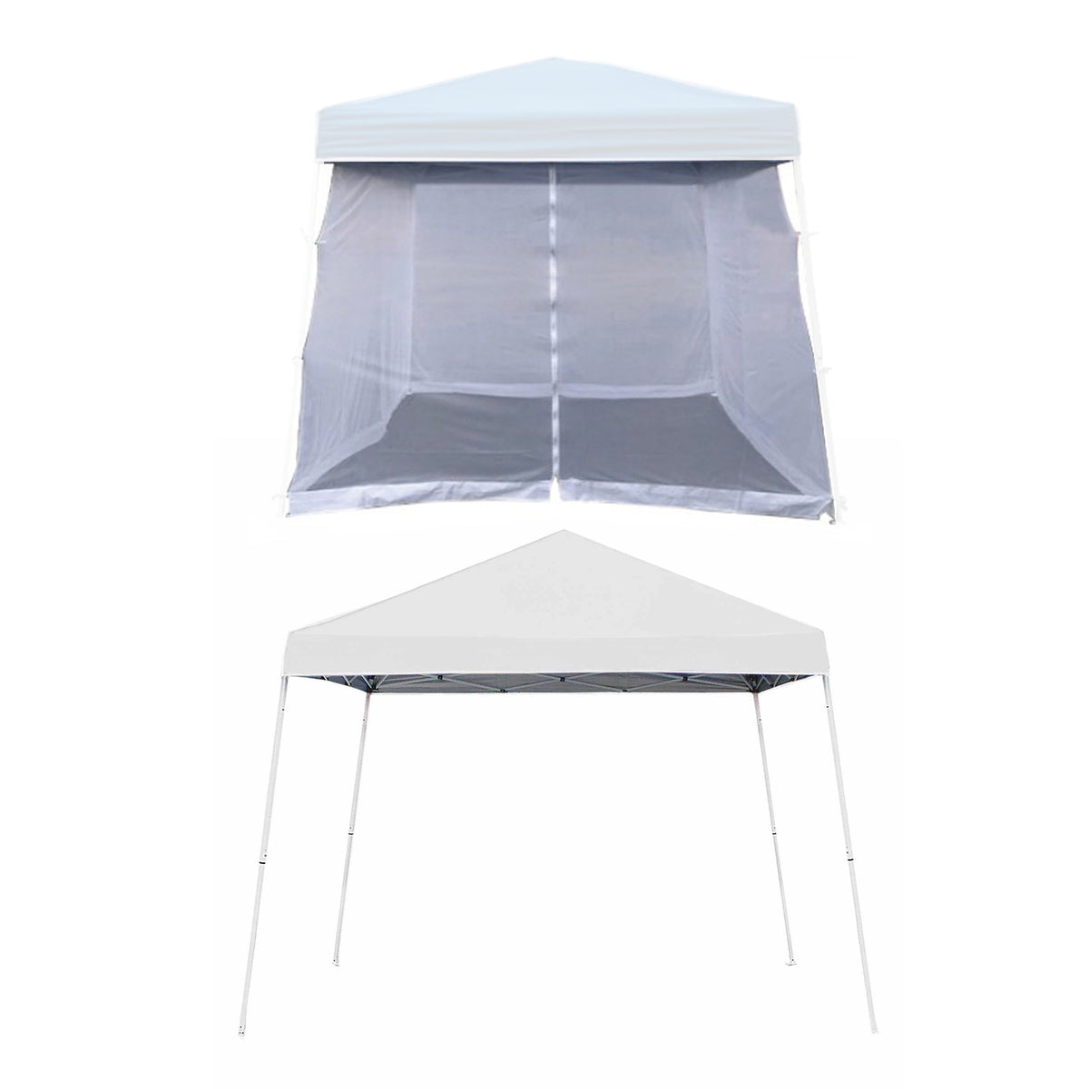 Z-Shade 10 Foot Horizon Screen Shelter Attachment with Push Button Canopy Tent