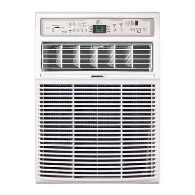 Perfect Aire 10,000 BTU Slider Air Conditioner w/ Remote, 450 Square Feet, Gray