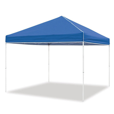 Z-Shade 10 x 10 Ft Everest Instant Canopy, Blue & 5 Pound Weights, Set of 4