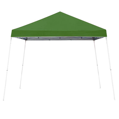 Z-Shade 10 x 10 Foot Instant Shade Canopy, Green & 5 Pound Leg Weights, Set of 4
