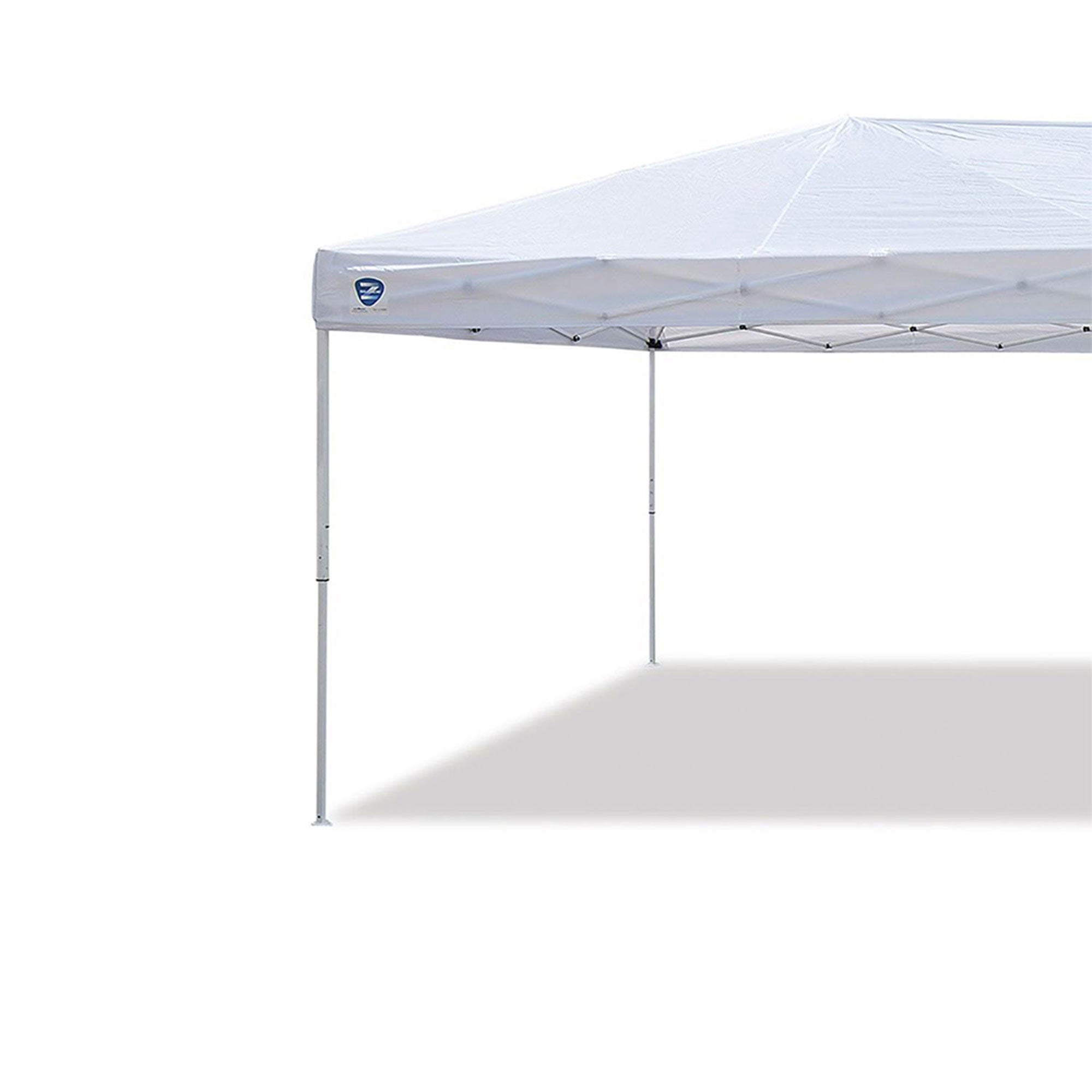 Z-Shade 20 by 10 Foot Instant Canopy Tent, White & 5 Pound Leg Weights, Set of 4