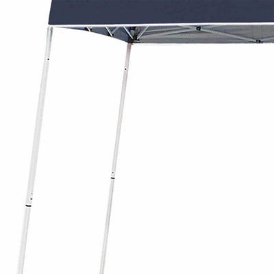 Z-Shade Push Button Angled Leg Tent with a 4 Pack of 5 Pound Leg Weights, Navy