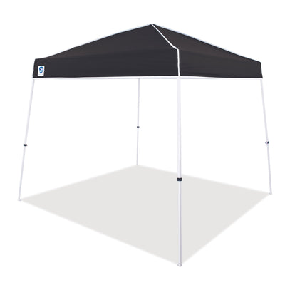 Z-Shade Push Button Angled Leg Tent with a 4 Pack of 5 Pound Leg Weights, Black