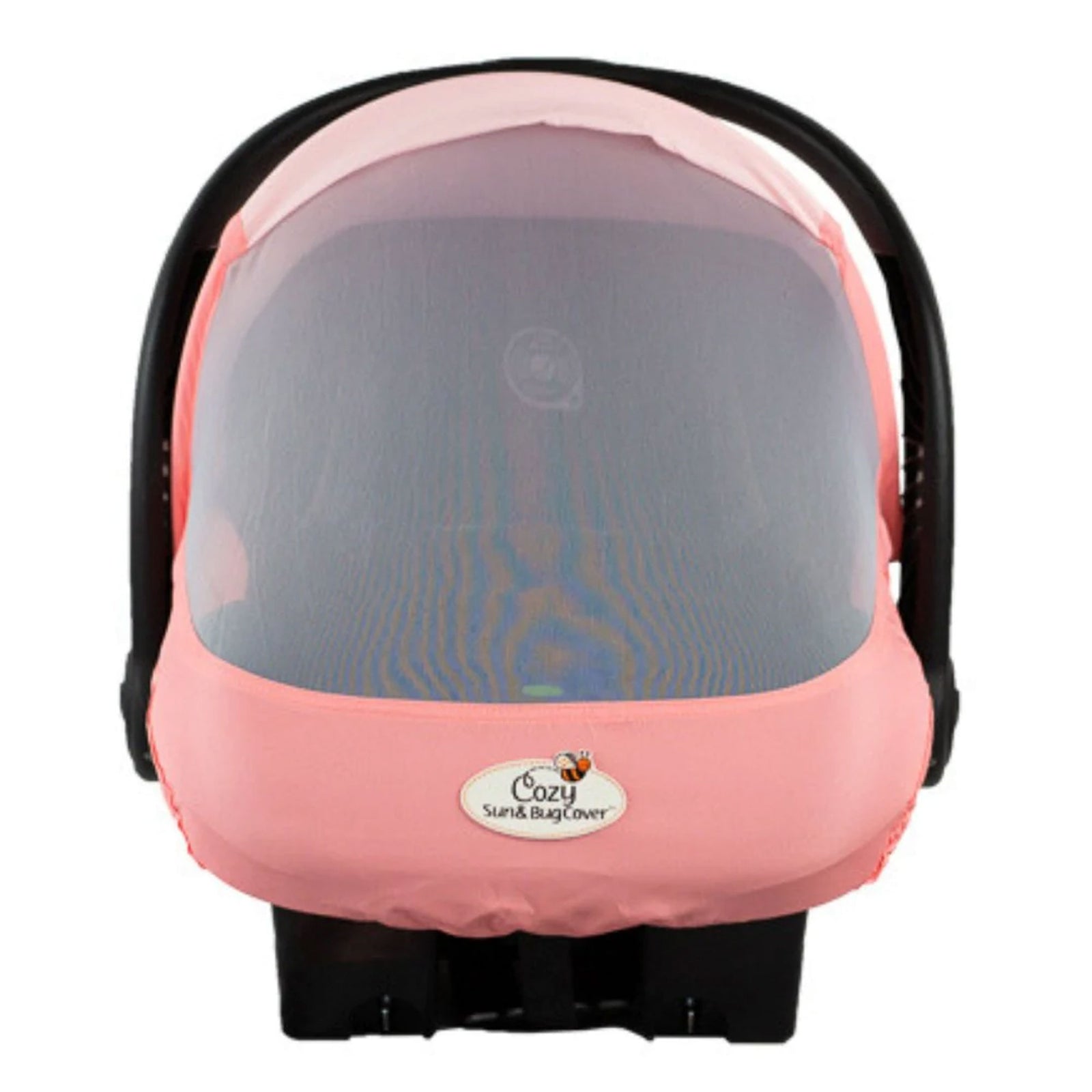 Lightweight Mesh Sun and Bug Infant Carrier Cover, Pink Grapefruit (Used) - VMInnovations