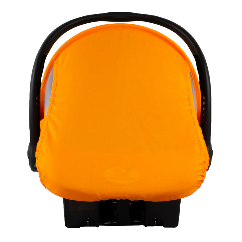 CozyBaby Lightweight Mesh Summer Sun and Bug Infant Carrier Cover, Orange Mango