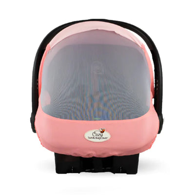 CozyBaby Combo Pack w/ Sun & Bug Cover and Lightweight Summer Cozy Cover, Pink - VMInnovations