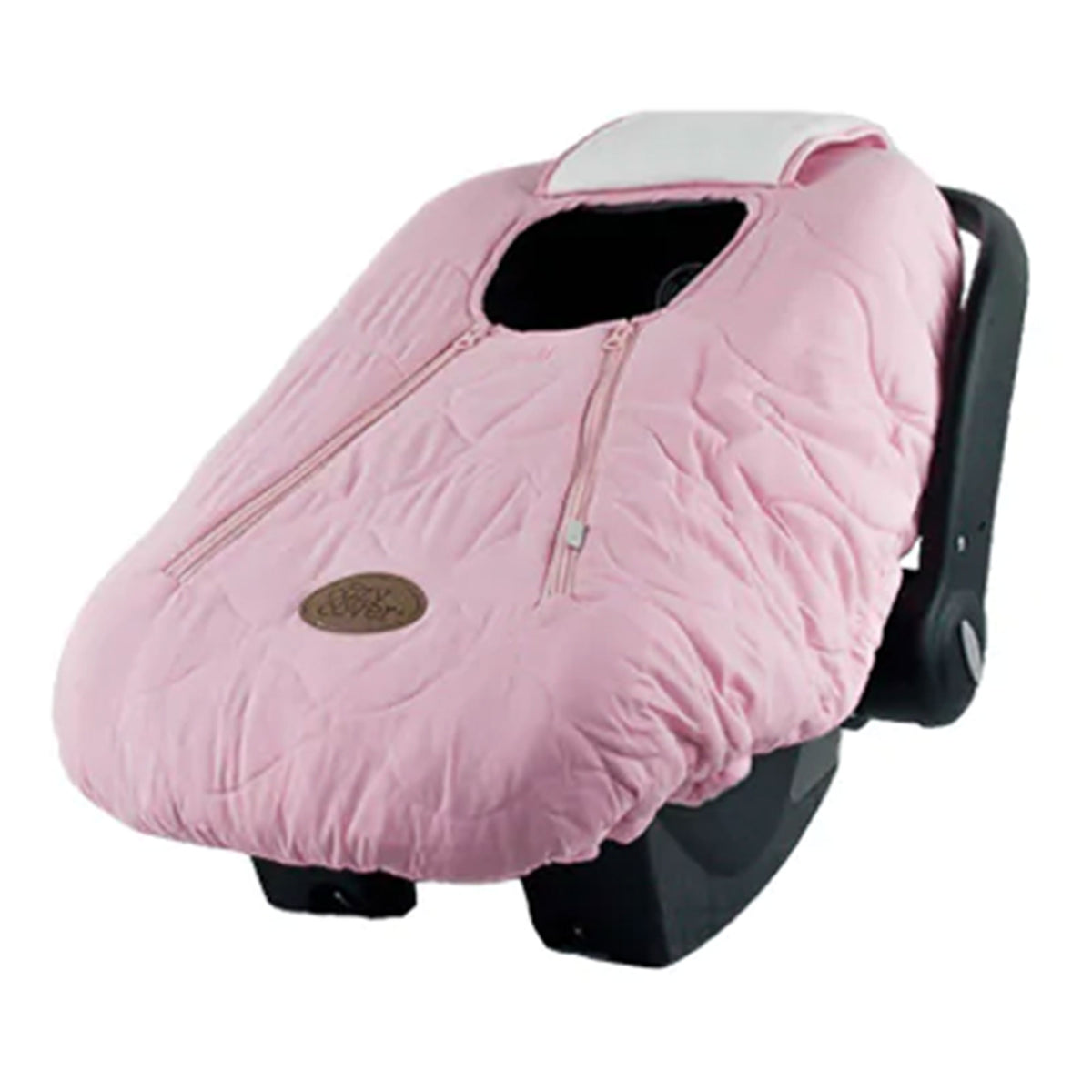 CozyBaby Quilted Infant Car Seat Cover w/ Dual Zippers and Elastic Edge (Used) - VMInnovations