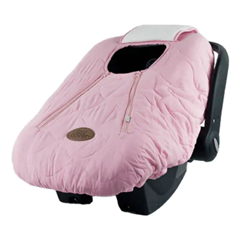 CozyBaby Quilted Infant Car Seat Cover w/ Dual Zippers & Elastic Edge (Open Box)