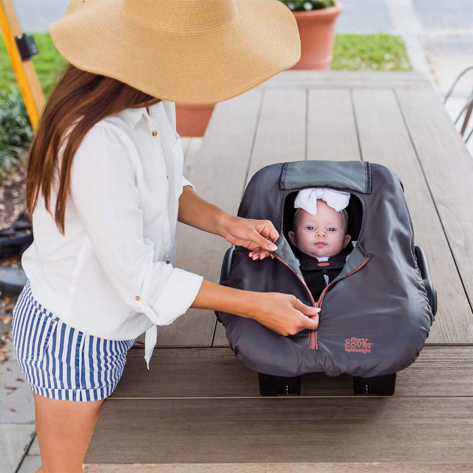 CozyBaby Combo Pack w/ Sun & Bug Cover and Lightweight Summer Cozy Cover (Used) - VMInnovations