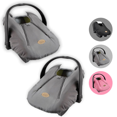 CozyBaby Original Infant Car Seat Cover w/ Dual Zippers & Elastic Edge (Used) - VMInnovations