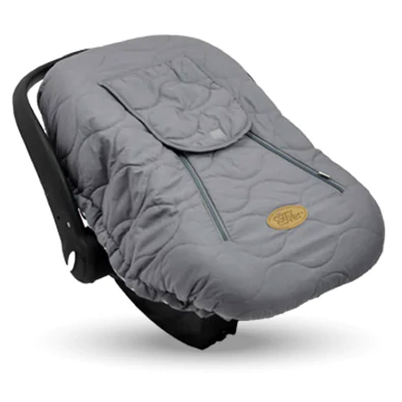 CozyBaby Quilted Infant Car Seat Cover w/ Dual Zippers & Elastic Edge (Open Box)