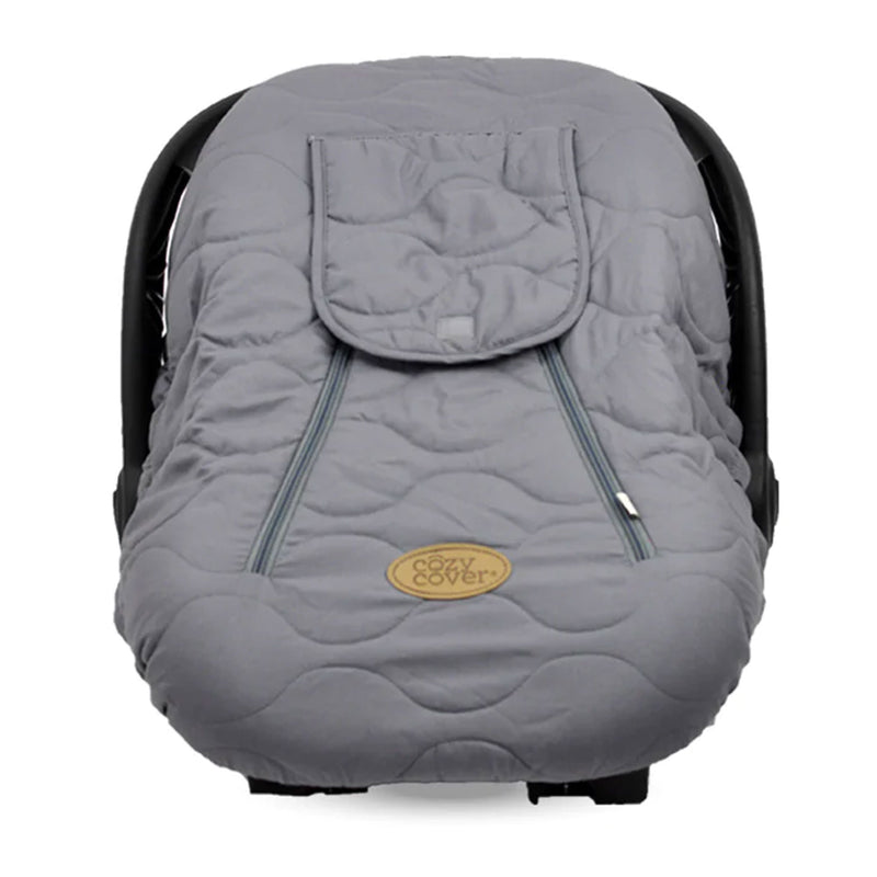 CozyBaby Quilted Infant Car Seat Cover with Dual Zippers and Elastic Edge (Used)