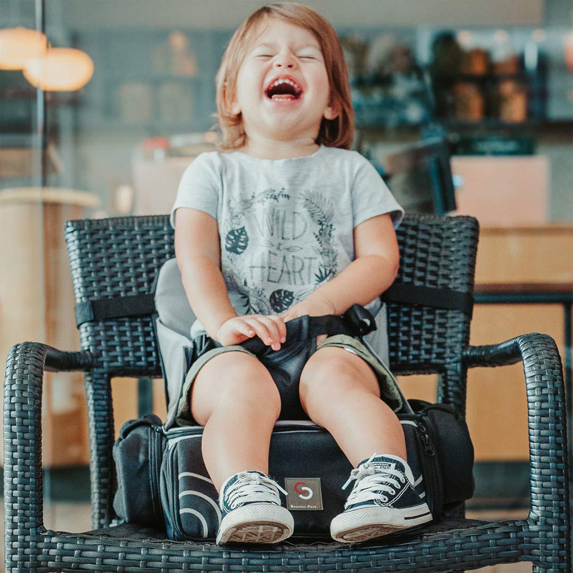 Cozy Cover 3 in 1 Portable Baby Booster Seat Diaper Backpack Bag (Open Box) - VMInnovations